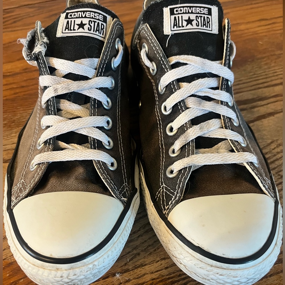 Converse Black and White Athletic Shoes